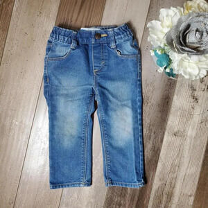 Old Navy Straight Blue Medium Wash Denim Jeans Boys Size 18-24m GUC